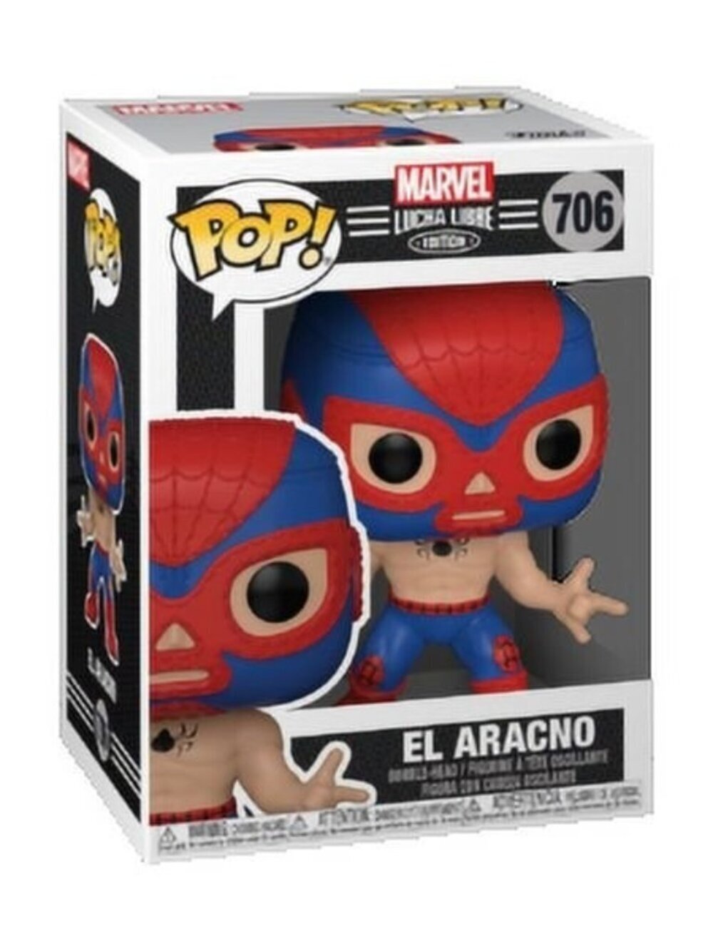 Funko Pop! Marvel Lucha Libre – El Aracno #706 Vinyl Figure – New in Box